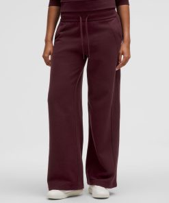 Scuba Mid-rise Wide leg Pant *regular